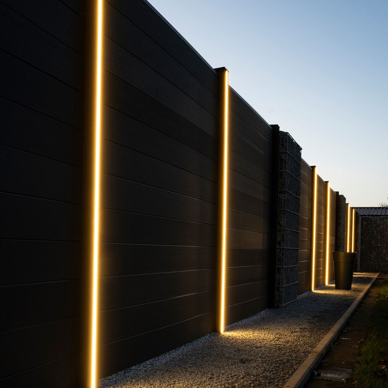 Lichtleiste LED für Steckzaun-Pfosten