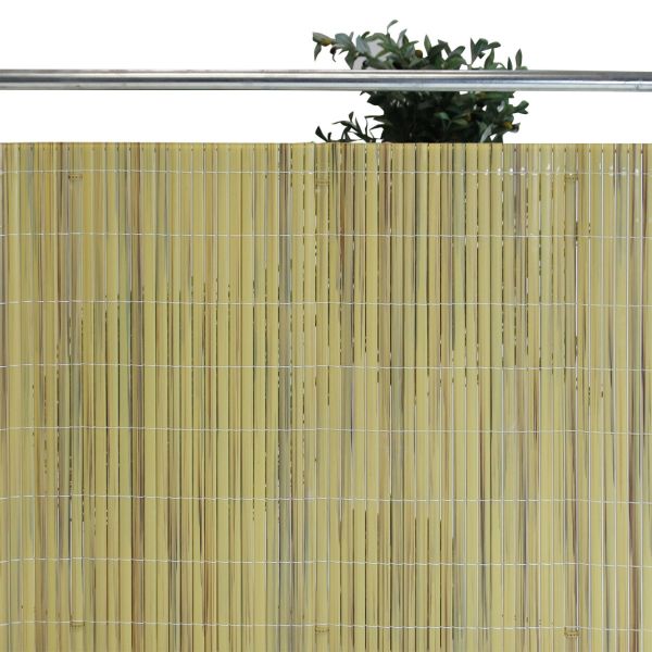 Sichtschutzmatte Kunststoff, Amrum bambus
